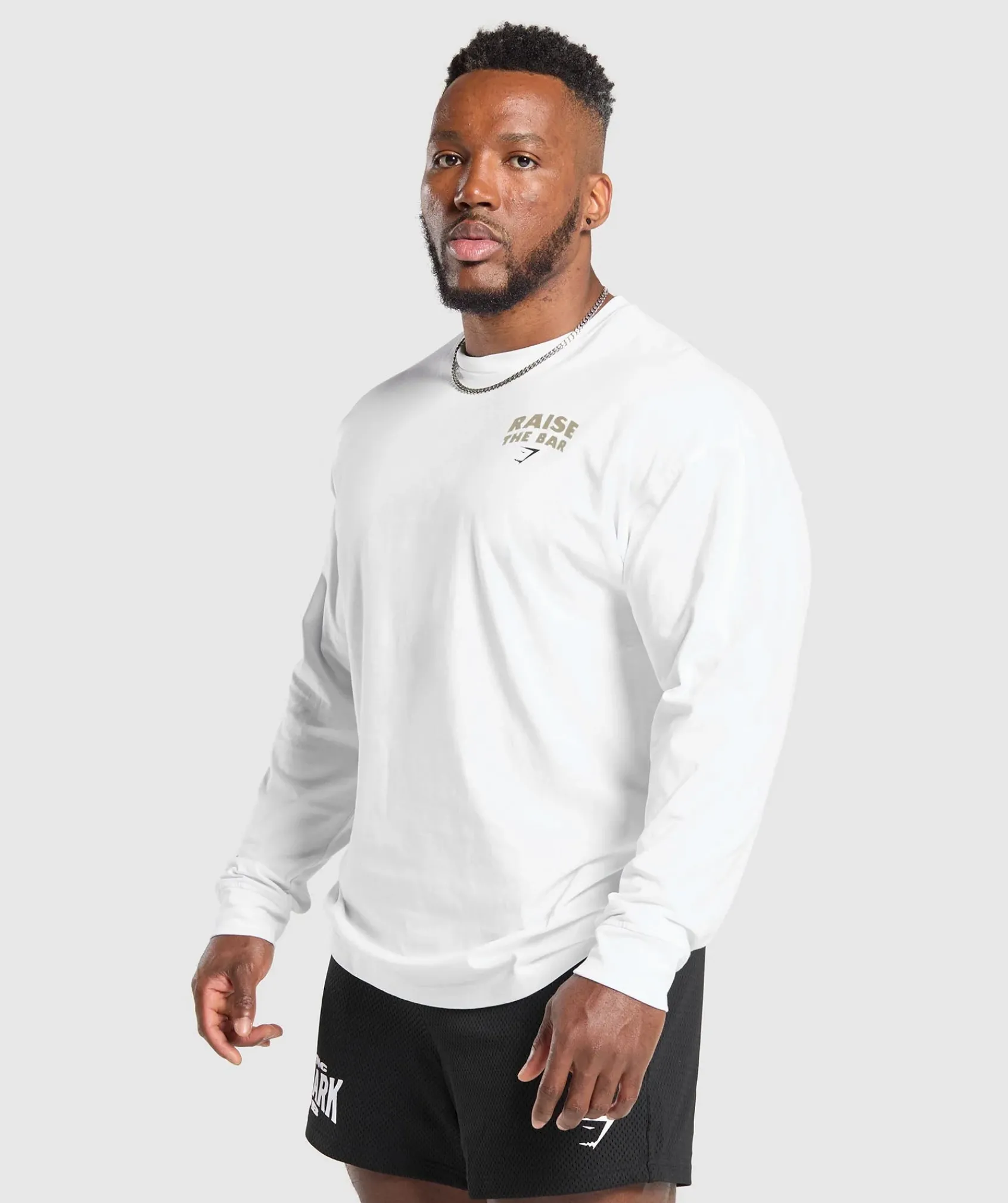 Heren Gymshark T-shirts*Raise The Bar Long Sleeve T-Shirt