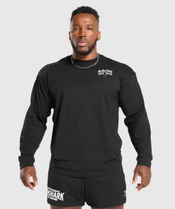 Heren Gymshark T-shirts*Raise The Bar Long Sleeve T-Shirt