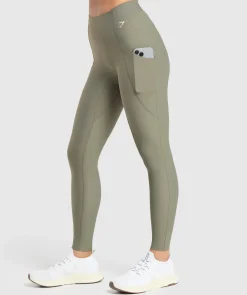 DAMES Gymshark Leggings Met Zakken*Raw Cut Legging