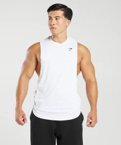 Heren Gymshark Tanktops*React Drop Arm Tank