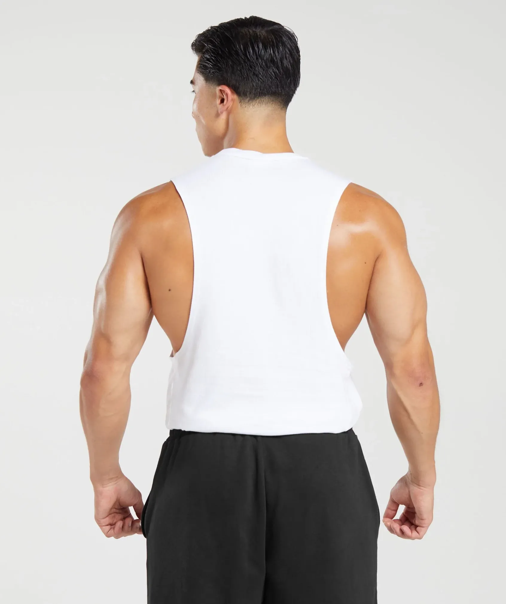 Heren Gymshark Tanktops*React Drop Arm Tank