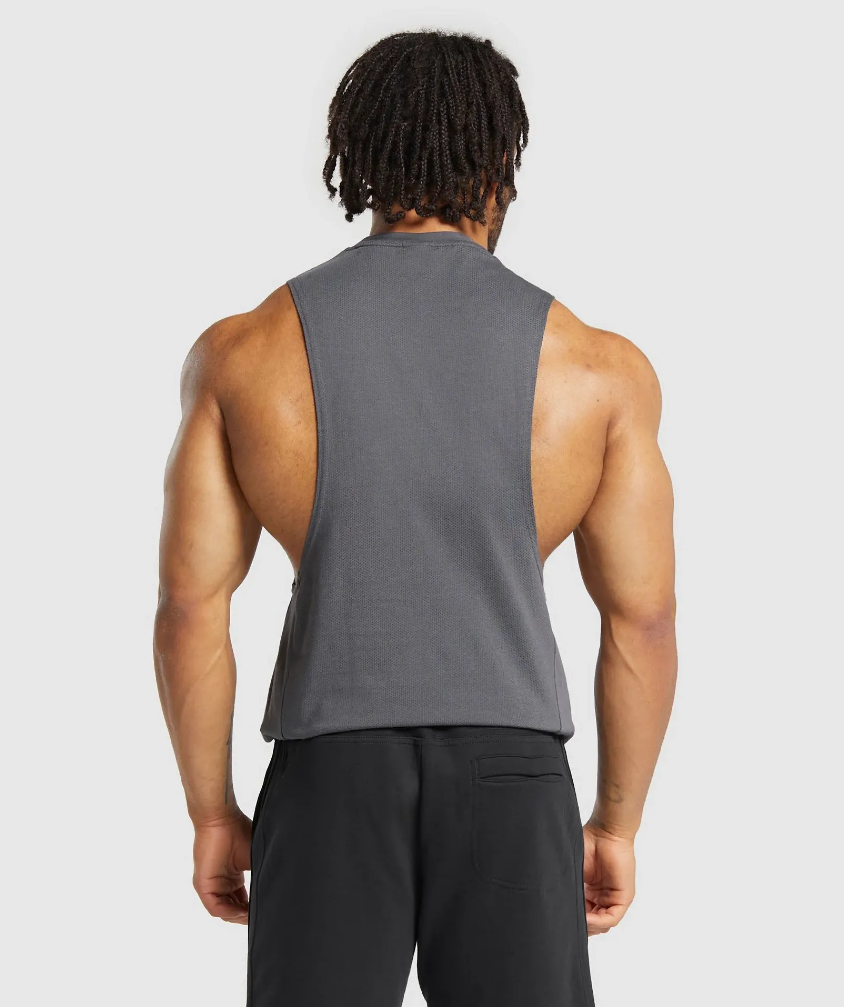 Heren Gymshark Tanktops*React Drop Arm Tank