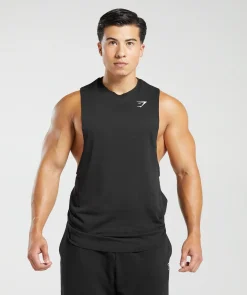 Heren Gymshark Tanktops*React Drop Arm Tank