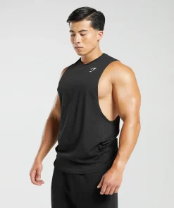 Heren Gymshark Tanktops*React Drop Arm Tank