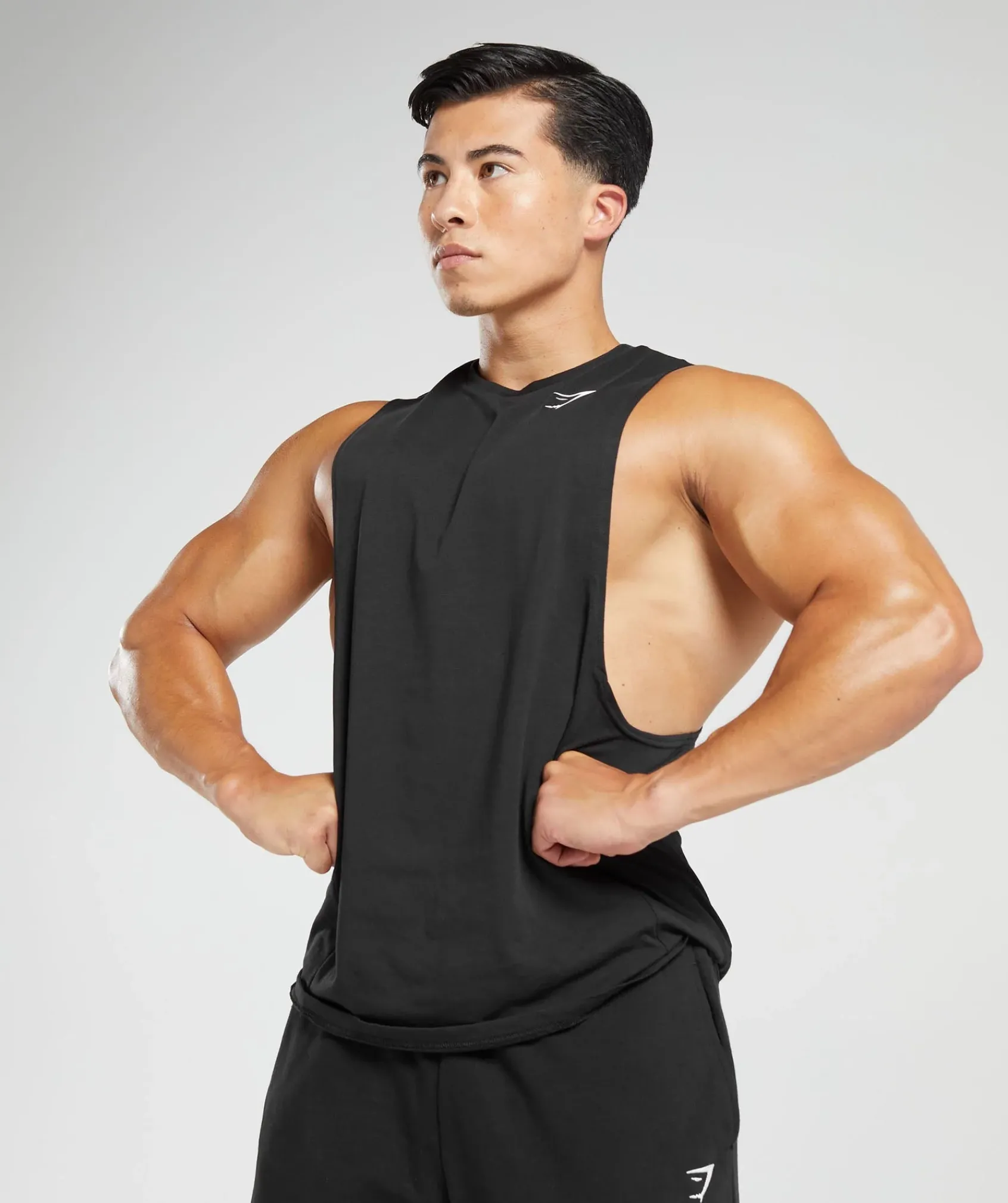 Heren Gymshark Tanktops*React Drop Arm Tank