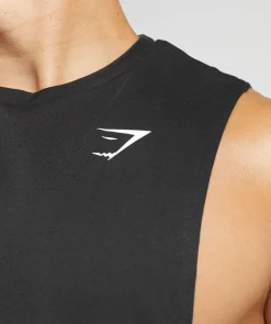 Heren Gymshark Tanktops*React Drop Arm Tank
