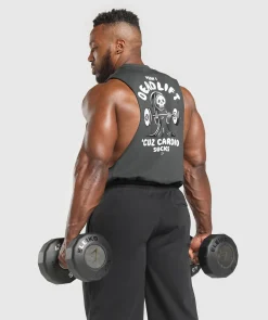 Heren Gymshark Tanktops|T-shirts*Reaper Drop Arm Tank