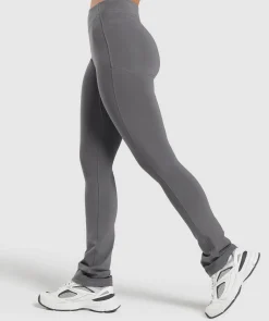 DAMES Gymshark Leggings|Hoog Getailleerd*Rest Day Boot Cut Cotton Leggings