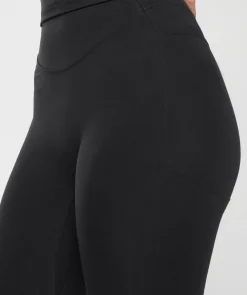 DAMES Gymshark Leggings|Zwarte Leggings*Rest Day Boot Cut Cotton Leggings