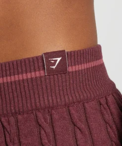 DAMES Gymshark Joggingbroeken*Rest Day Cable Knit Pants