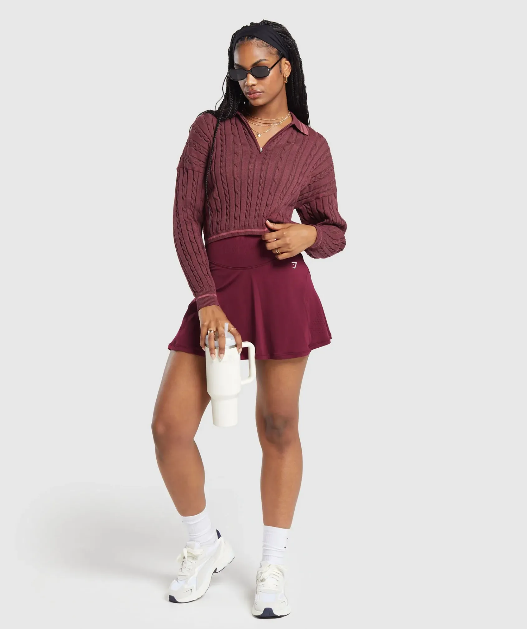 DAMES Gymshark Hoodies & Truien*Rest Day Cable Knit Pullover