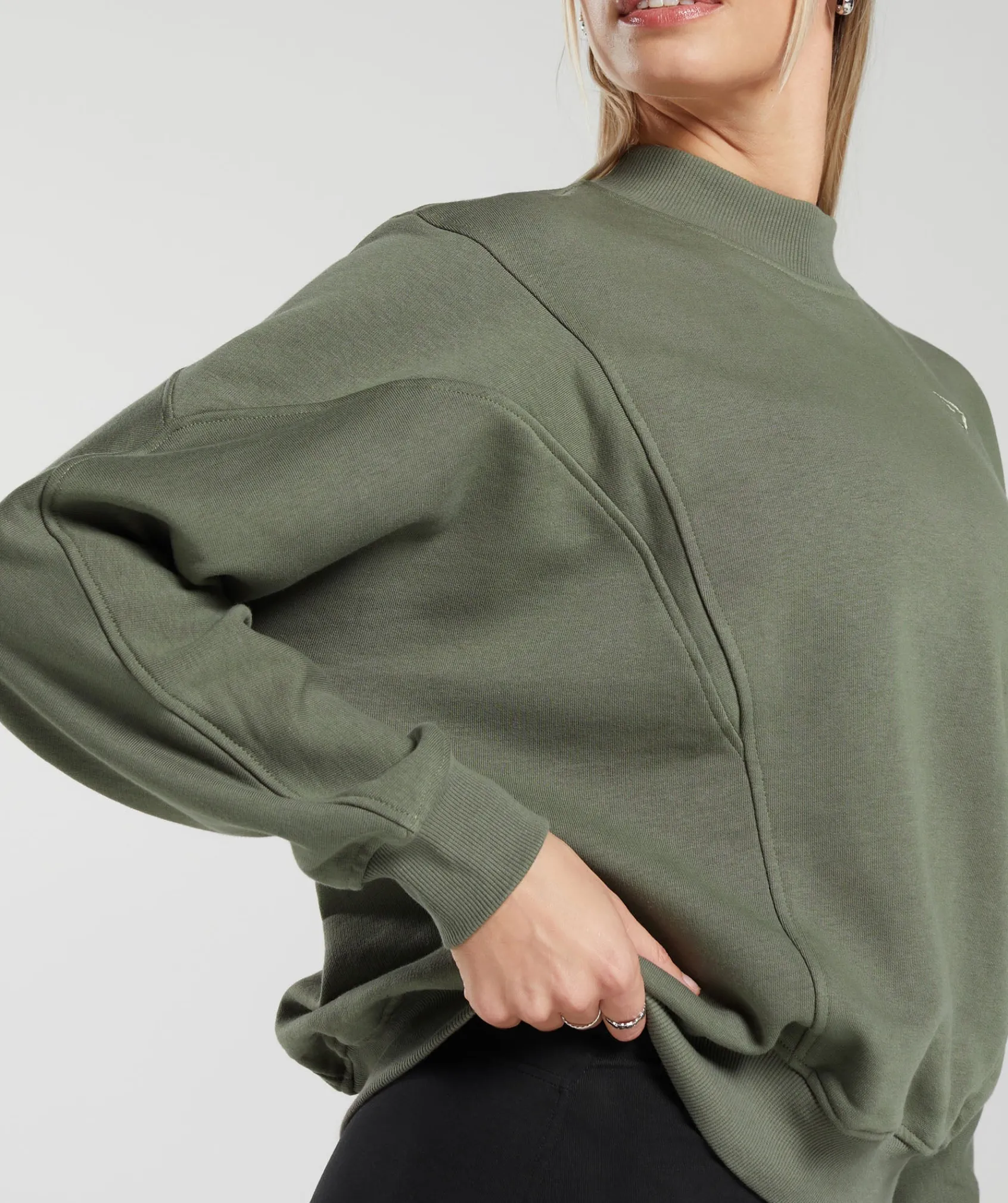 DAMES Gymshark Bedekkende Sportkleding|Hoodies & Truien*Rest Day Cotton Contour Pullover