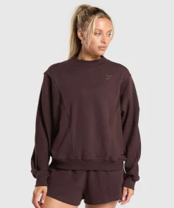 DAMES Gymshark Hoodies & Truien*Rest Day Cotton Contour Pullover