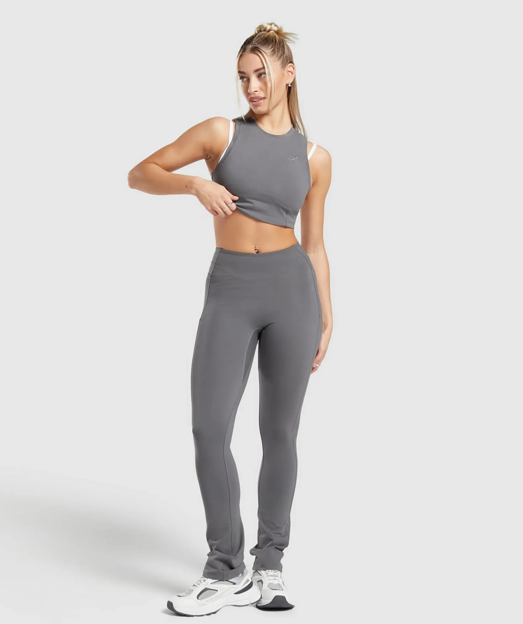 DAMES Gymshark Croptops|Tanktops*Rest Day Cotton Contour Tank