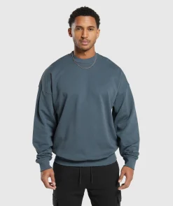 Heren Gymshark Hoodies & Truien*Rest Day Essential Crew