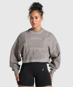 DAMES Gymshark Hoodies & Truien*Rest Day Heavyweight Sweatshirt