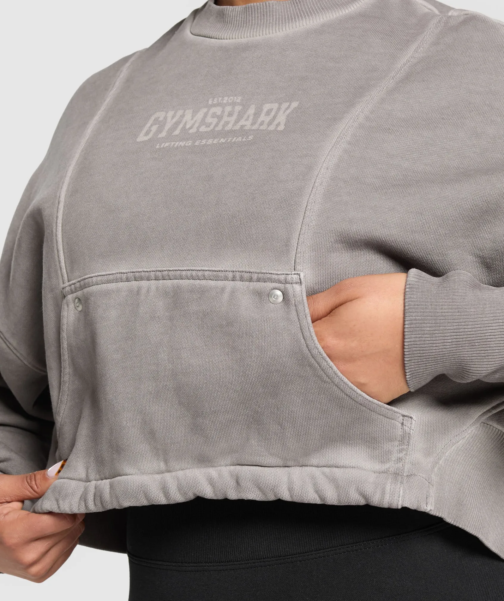 DAMES Gymshark Hoodies & Truien*Rest Day Heavyweight Sweatshirt