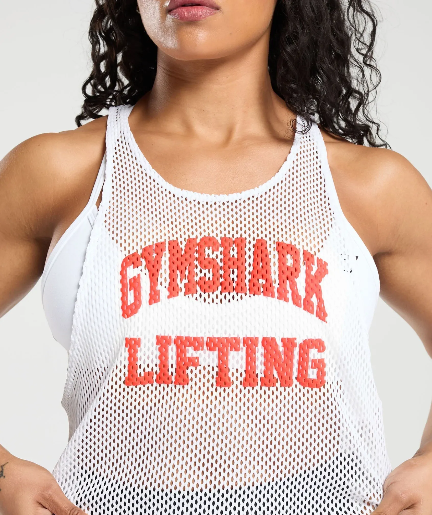 DAMES Gymshark Tanktops*Rest Day Mesh Midi Tank
