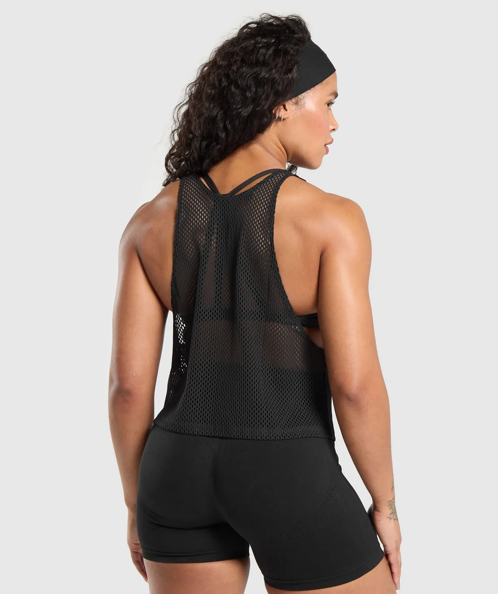 DAMES Gymshark Tanktops*Rest Day Mesh Midi Tank