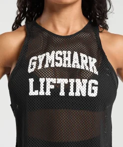 DAMES Gymshark Tanktops*Rest Day Mesh Midi Tank