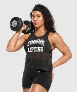 DAMES Gymshark Tanktops*Rest Day Mesh Midi Tank