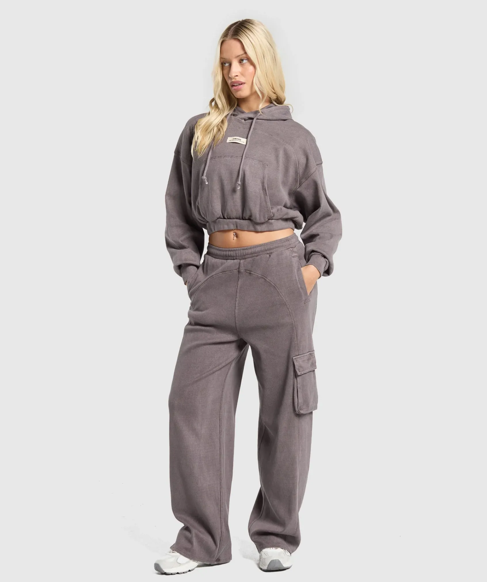 DAMES Gymshark Hoodies & Truien*Rest Day Ribbed Hoodie