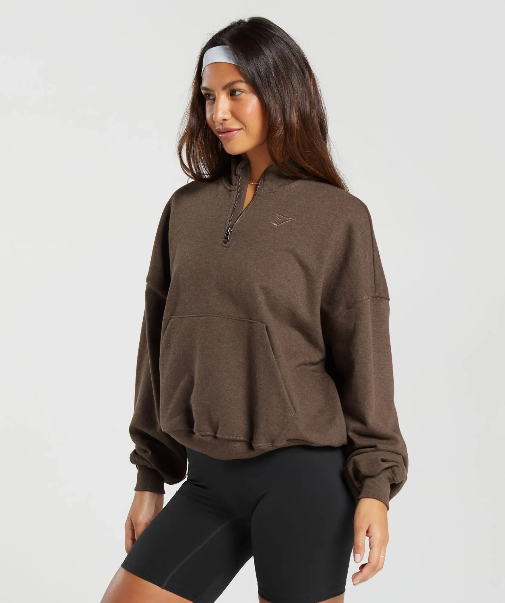 DAMES Gymshark Hoodies & Truien*Rest Day Sweats 1/2 Zip Pullover