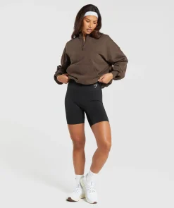 DAMES Gymshark Hoodies & Truien*Rest Day Sweats 1/2 Zip Pullover