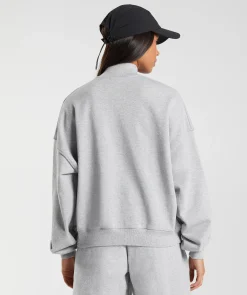 DAMES Gymshark Sportjacks|Hoodies & Truien*Rest Day Sweats 1/2 Zip Pullover