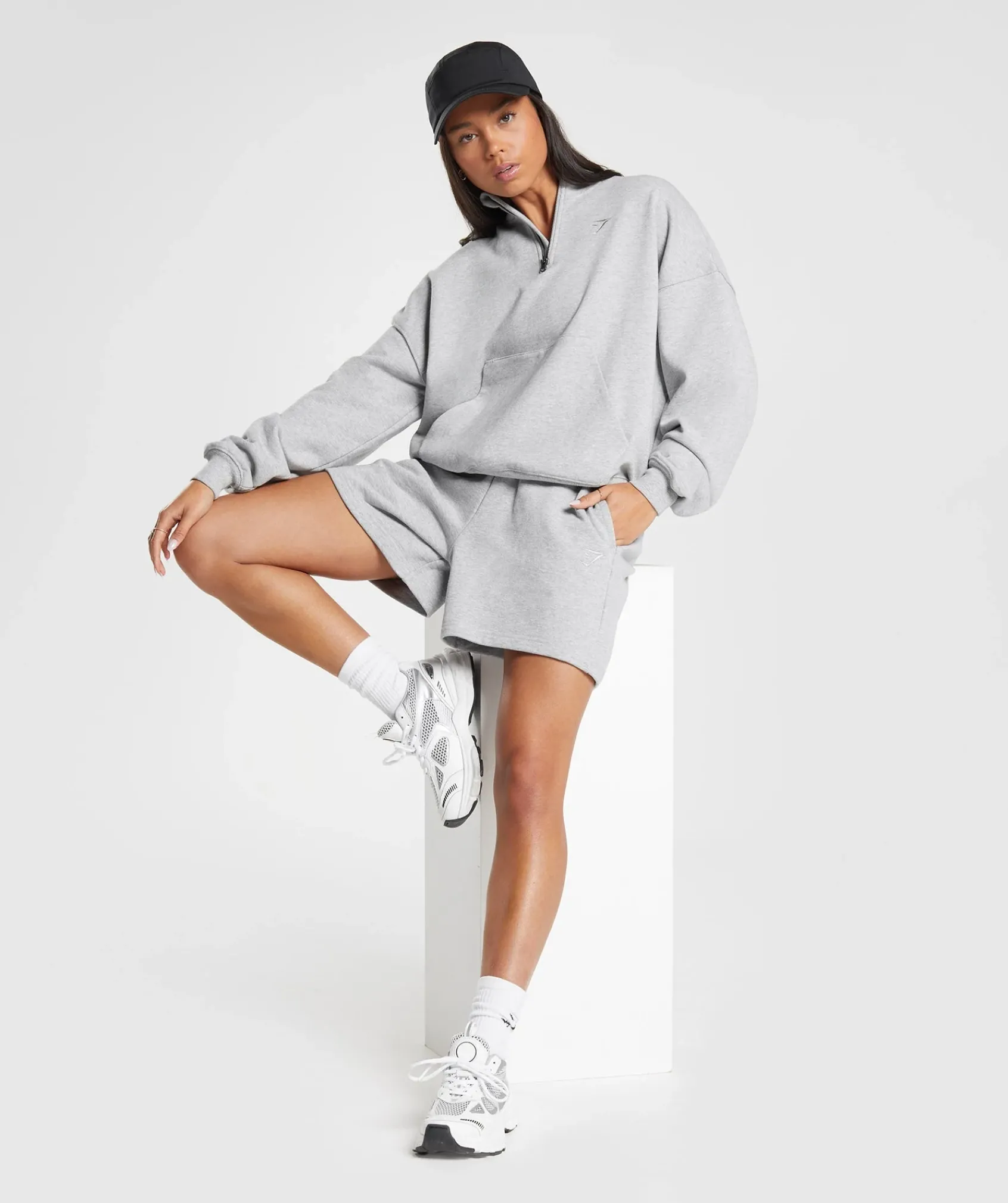 DAMES Gymshark Sportjacks|Hoodies & Truien*Rest Day Sweats 1/2 Zip Pullover