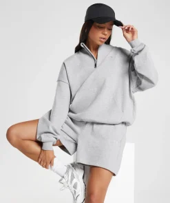 DAMES Gymshark Sportjacks|Hoodies & Truien*Rest Day Sweats 1/2 Zip Pullover