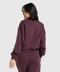 DAMES Gymshark Bedekkende Sportkleding|Sportjacks*Rest Day Sweats 1/2 Zip Pullover