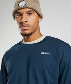 Heren Gymshark T-shirts*Rest Day Sweats Long Sleeve T-Shirt