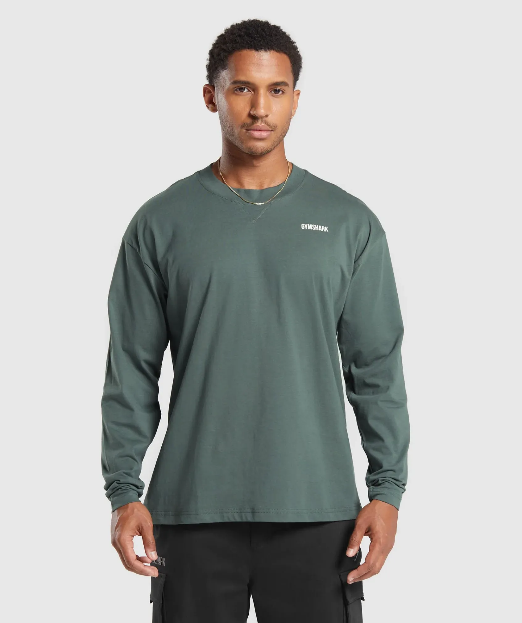 Heren Gymshark T-shirts*Rest Day Sweats Long Sleeve T-Shirt