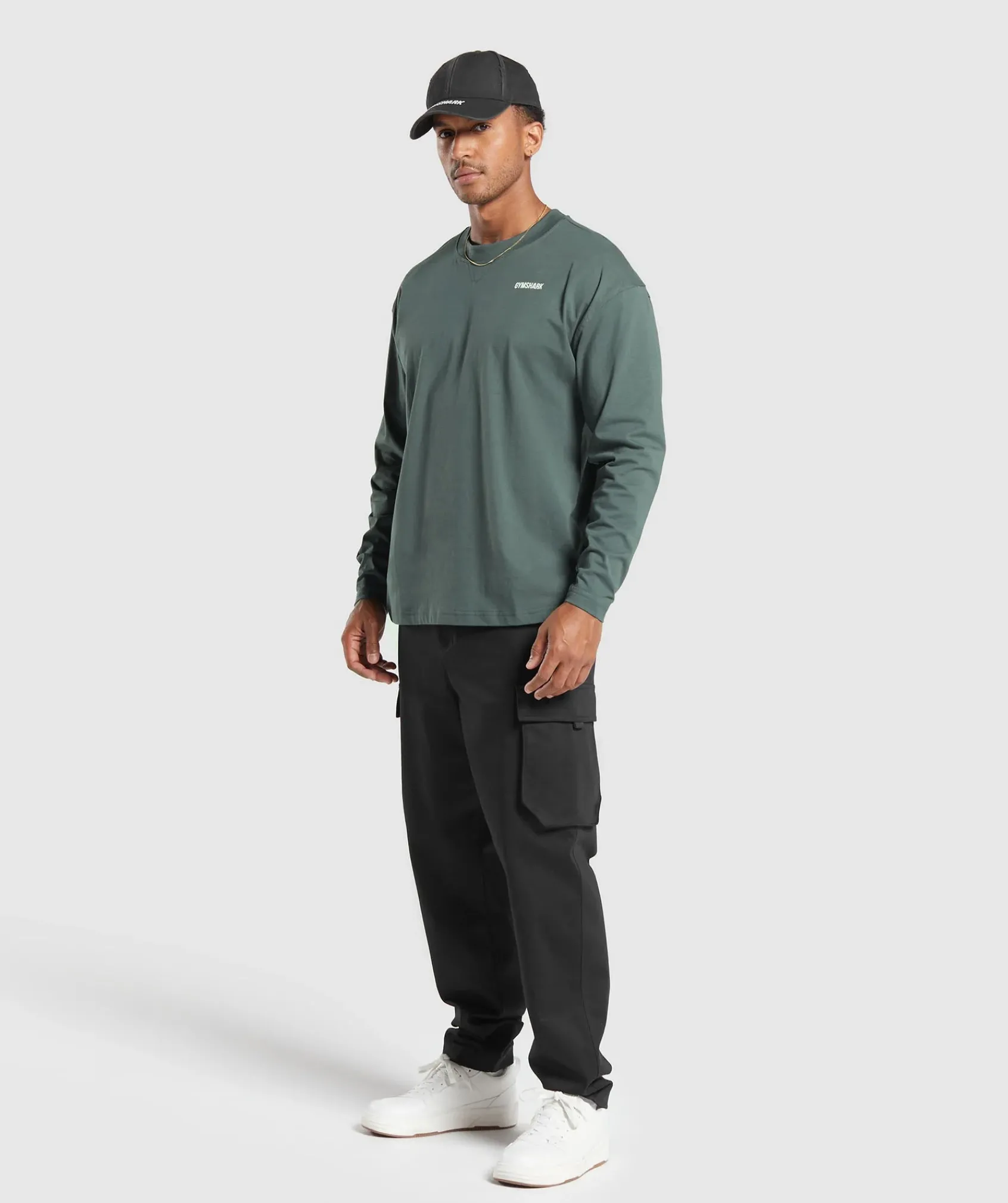 Heren Gymshark T-shirts*Rest Day Sweats Long Sleeve T-Shirt