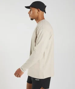 Heren Gymshark T-shirts*Rest Day Sweats Long Sleeve T-Shirt