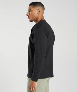 Heren Gymshark T-shirts*Rest Day Sweats Long Sleeve T-Shirt