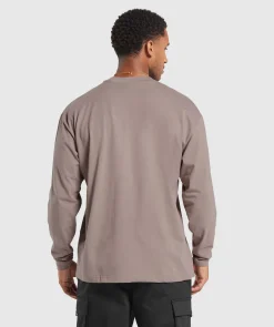Heren Gymshark T-shirts*Rest Day Sweats Long Sleeve T-Shirt