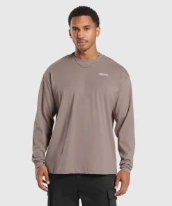 Heren Gymshark T-shirts*Rest Day Sweats Long Sleeve T-Shirt