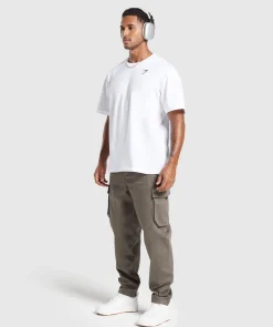 Heren Gymshark Joggingbroeken|Cargobroeken*Rest Day Woven Cargo Pants