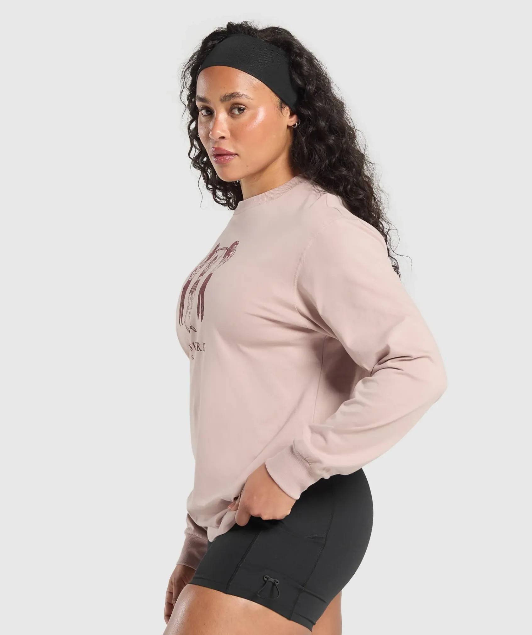 DAMES Gymshark Bedekkende Sportkleding|T-shirts*Retro Lifting Long Sleeve T-Shirt