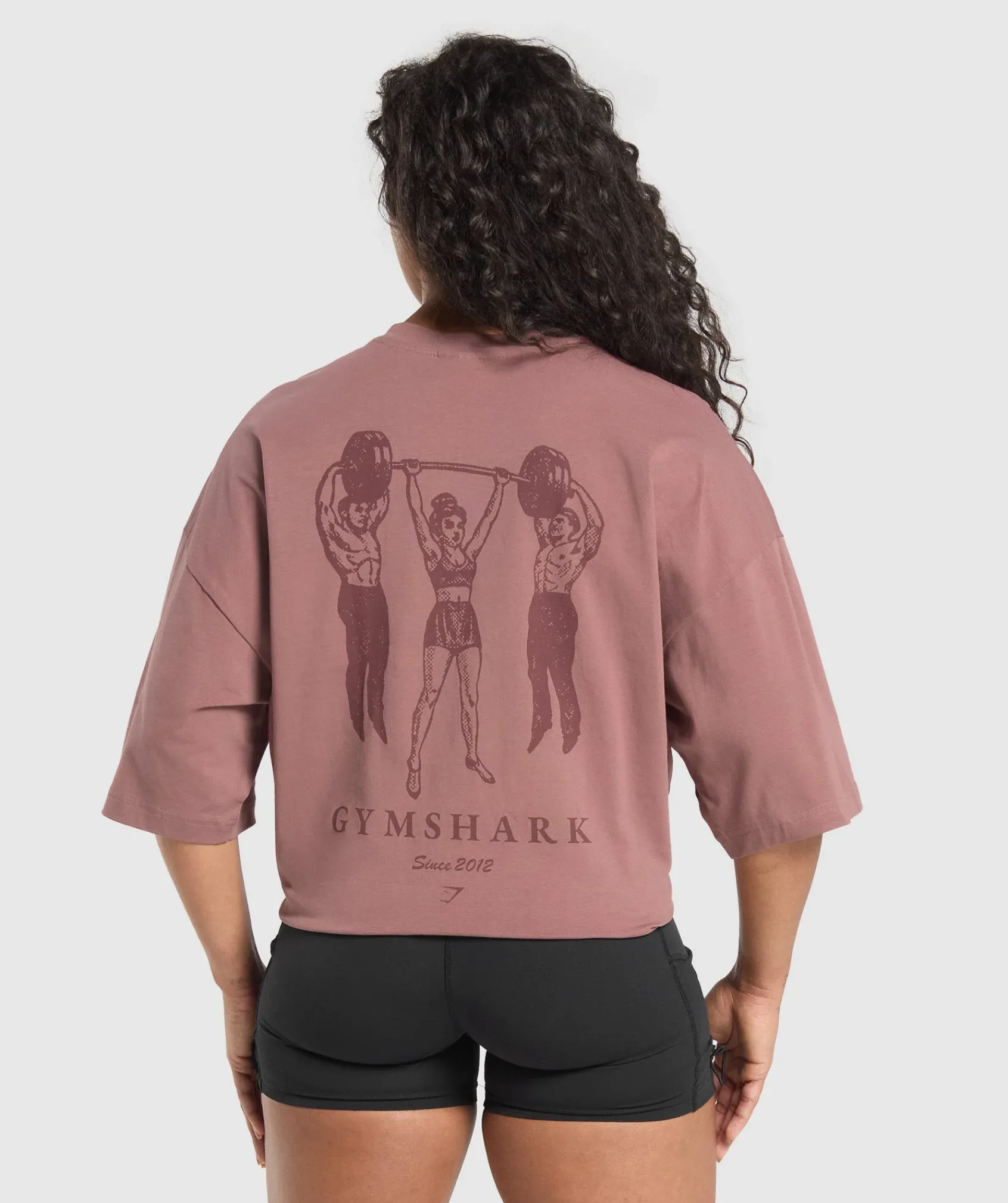 DAMES Gymshark Bedekkende Sportkleding|T-shirts*Retro Lifting Oversized T-Shirt