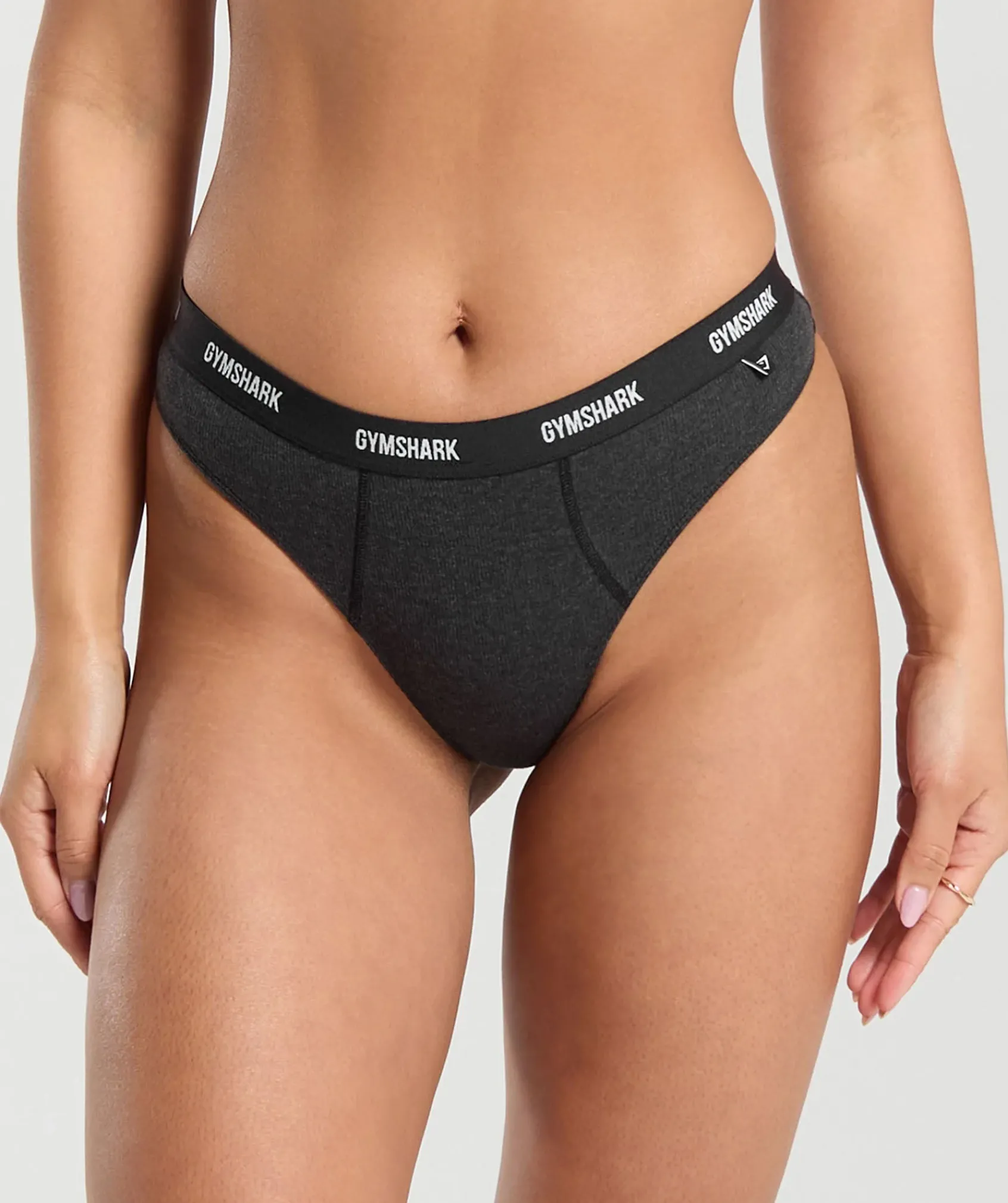 DAMES Gymshark Ondergoed|Dames Ondergoed*Rib High Rise Thong