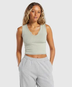 DAMES Gymshark Croptops|T-shirts*Rib Tank