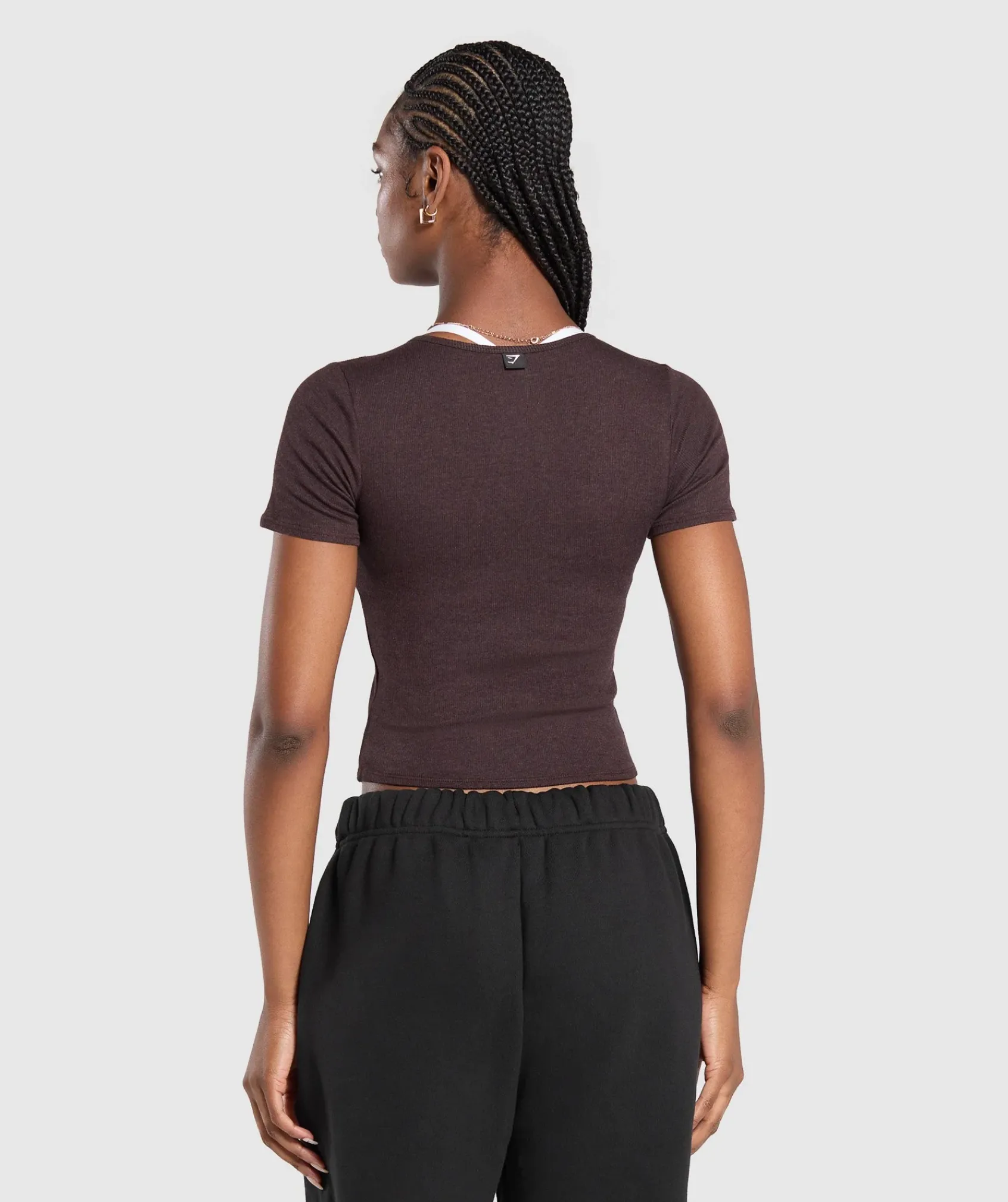 DAMES Gymshark T-shirts*Rib T-Shirt