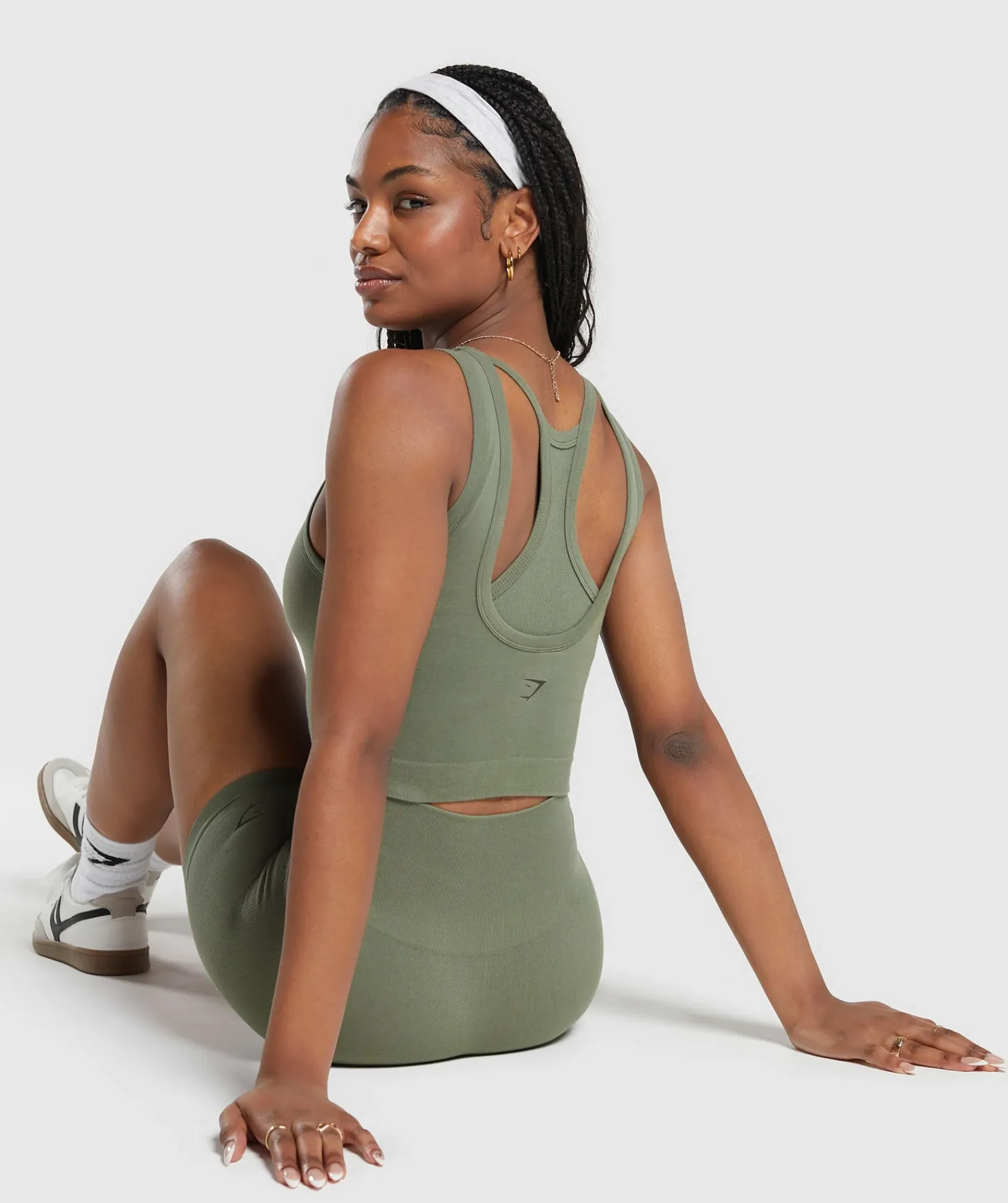 DAMES Gymshark Croptops|T-shirts*Ribbed Cotton Seamless Body Fit Tank