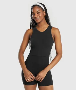 DAMES Gymshark Croptops|T-shirts*Ribbed Cotton Seamless Body Fit Tank