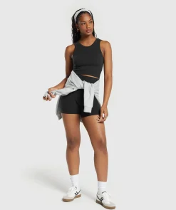 DAMES Gymshark Croptops|T-shirts*Ribbed Cotton Seamless Body Fit Tank