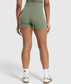 DAMES Gymshark Shorts*Ribbed Cotton Seamless Shorts