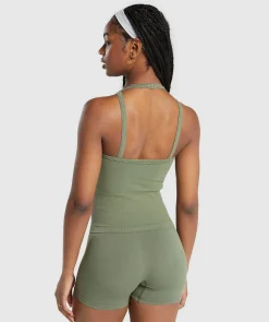 DAMES Gymshark Tanktops|T-shirts*Ribbed Cotton Seamless Tank